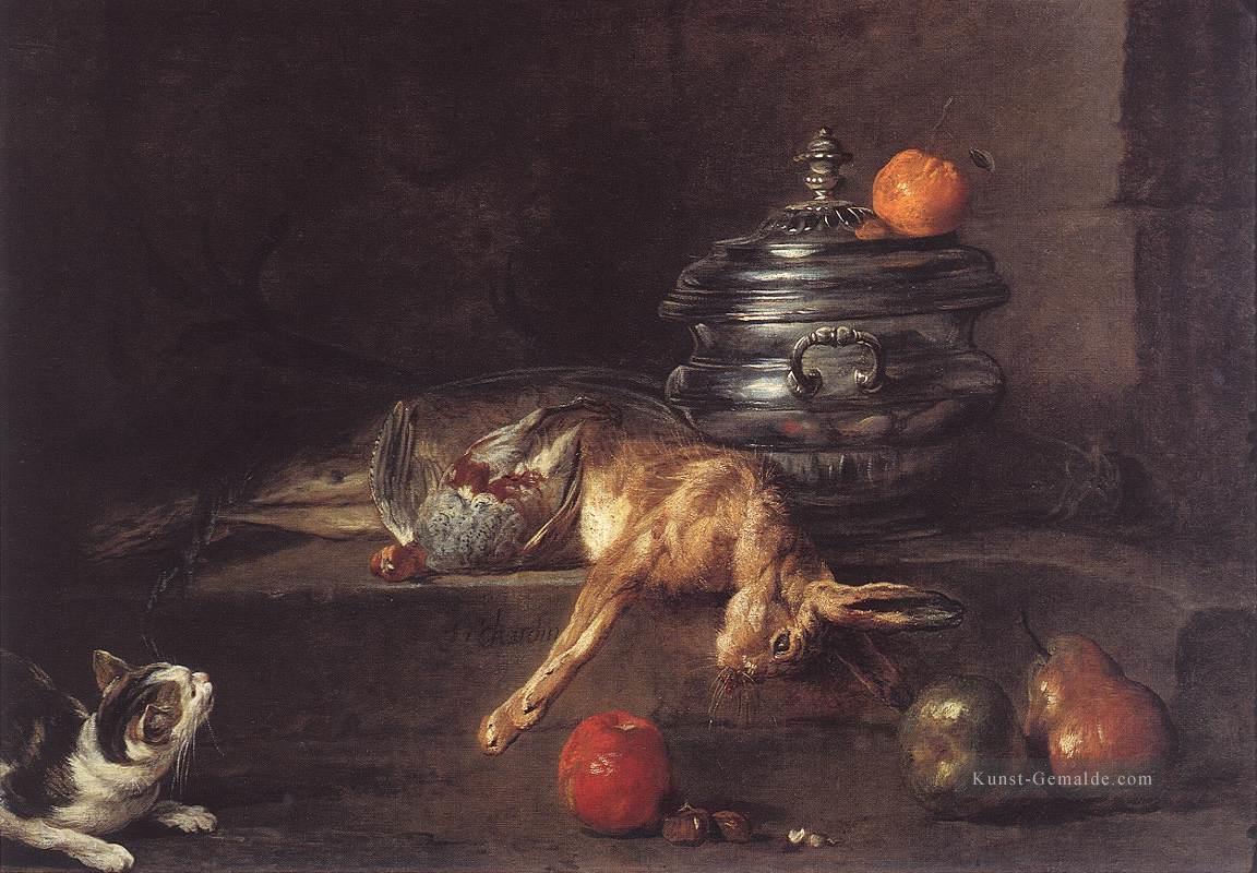 Der Silber Turee Jean Baptiste Simeon Chardin Stillleben Ölgemälde